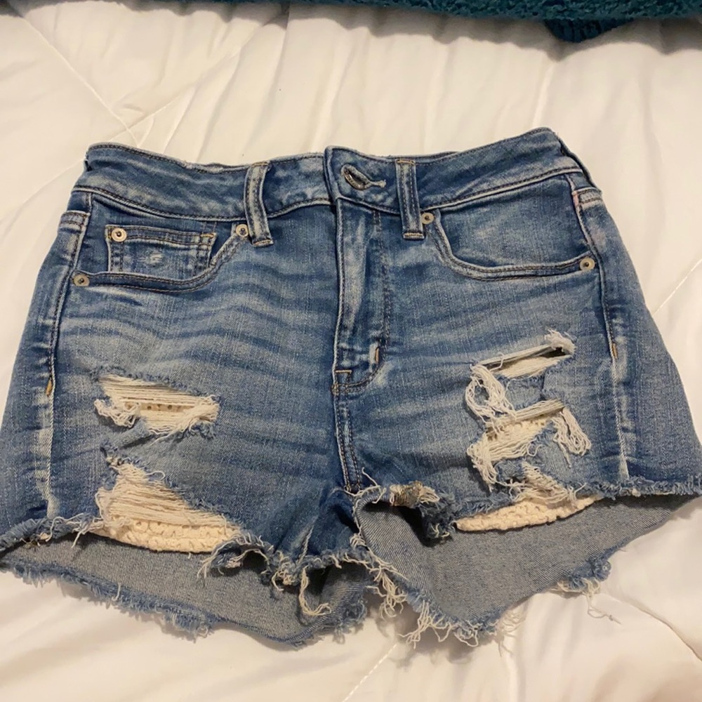 American Eagle high rise shorts